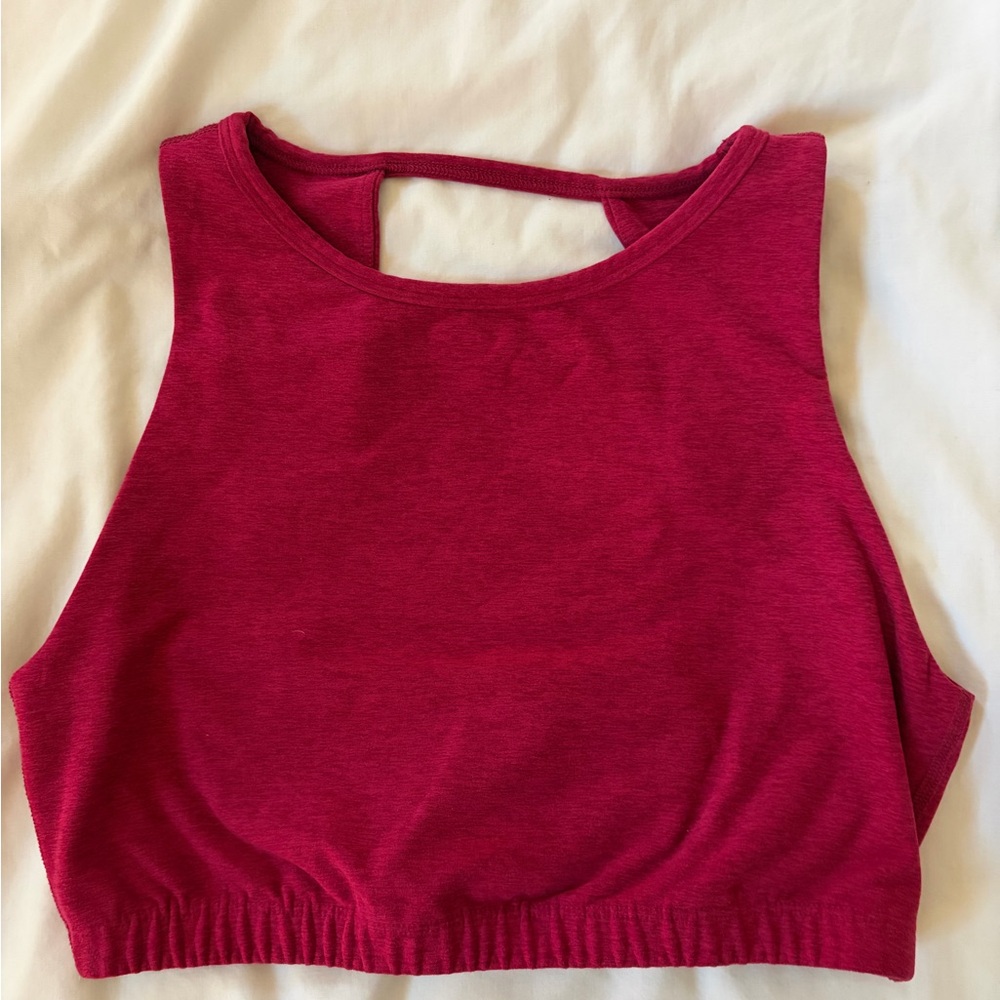Beyond Yoga Spacedye Open Back Longline Sports Bra, size medium